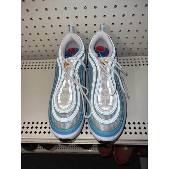 Nike Air Max 97 Spring Floral Mens Athletic Shoes Sneakers Size 10.5 DQ7644-100 - Picture 4 of 8